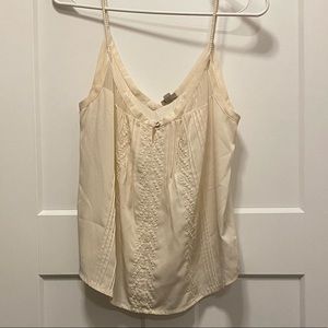 Cream Tank - Size Medium